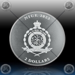 1oz NIUE $ 2 DOLLARS 2023 (Vivat Humanitas) UNC